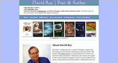 Desktop Screenshot of davidraypoet.com